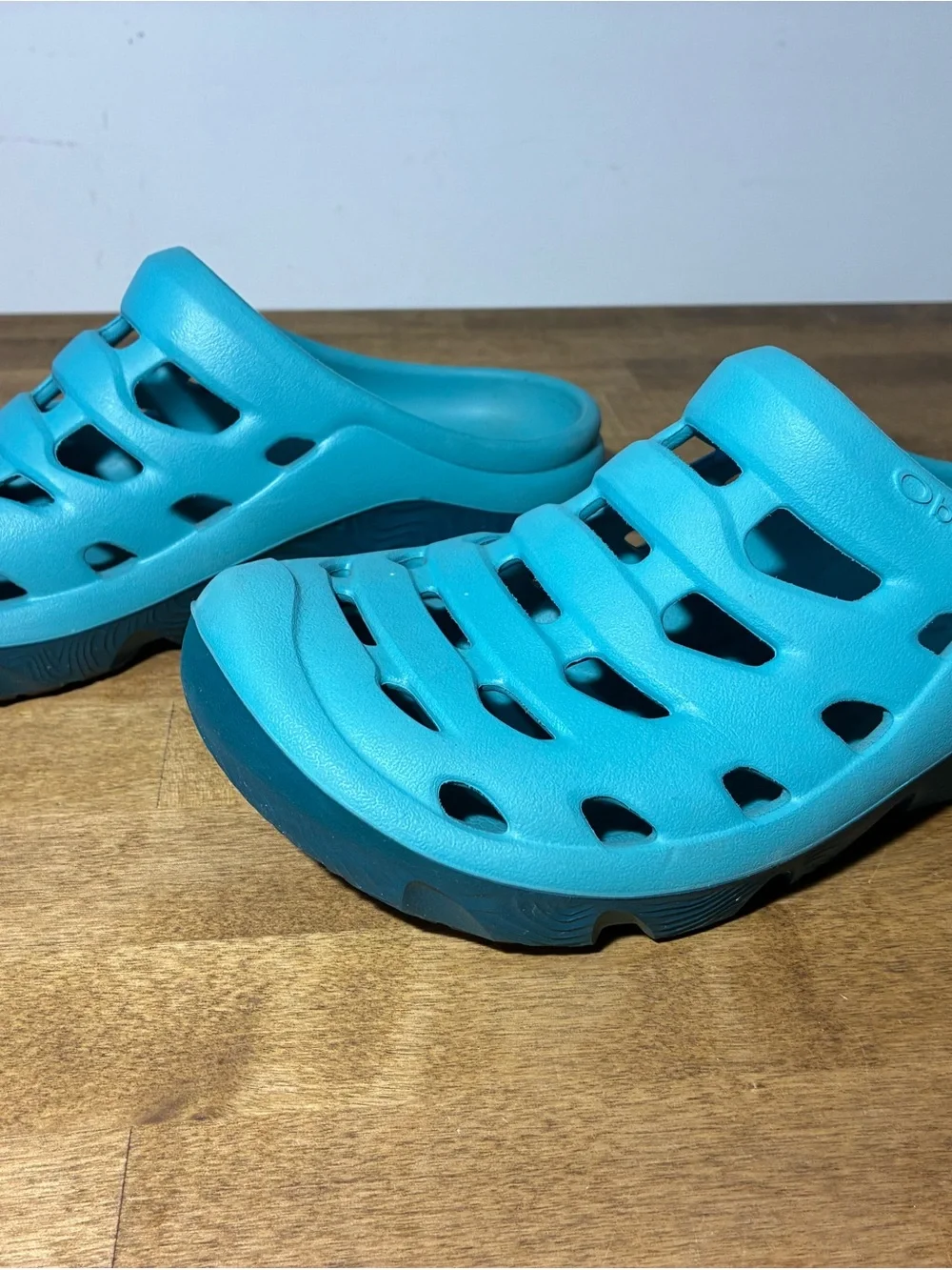Oboz Whakata Coast Clogs Turquoise Blue W8 M6 Unisex Slip On Shoes